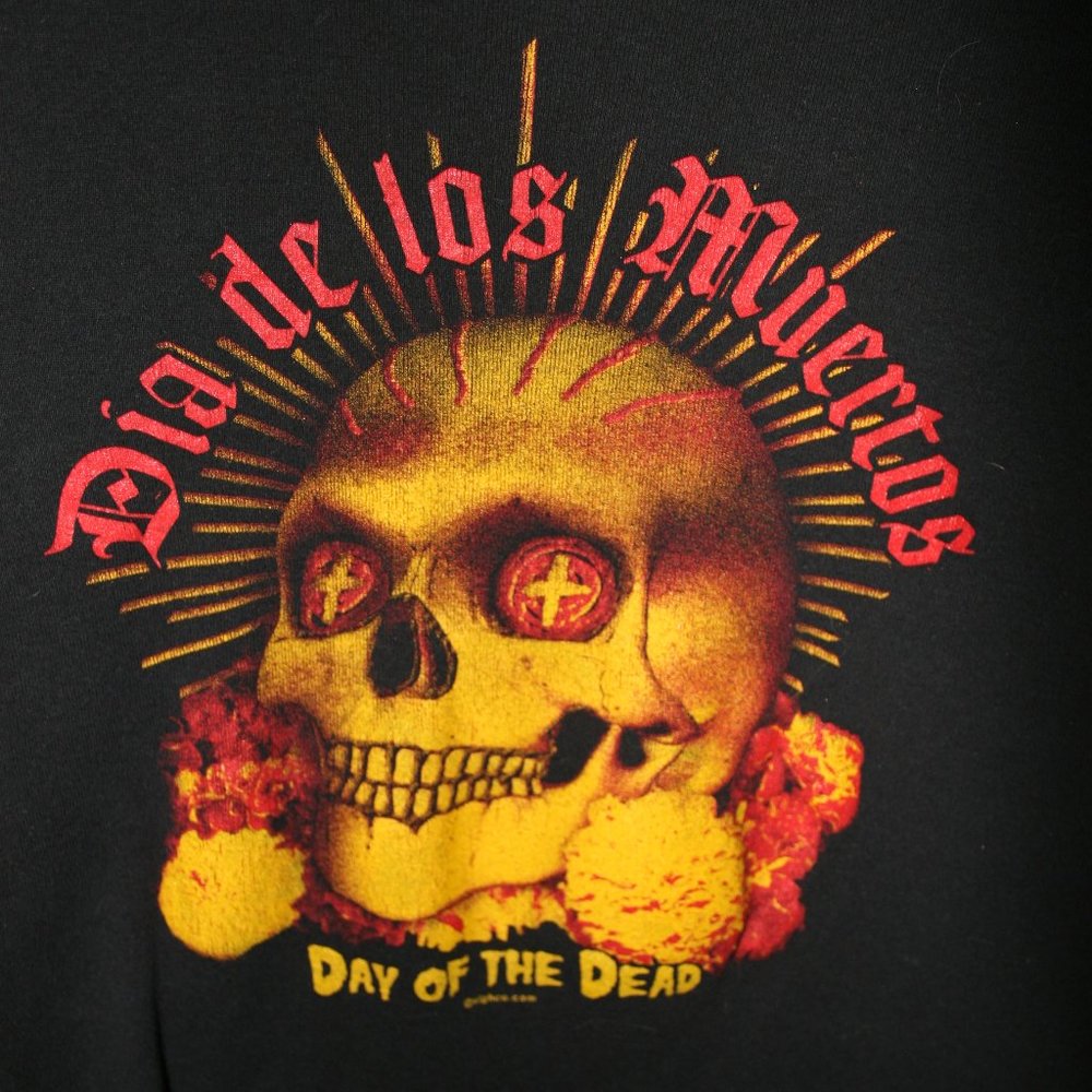 Women's T-Shirt M Dia de los Muertos - Sigh Co. Graphics